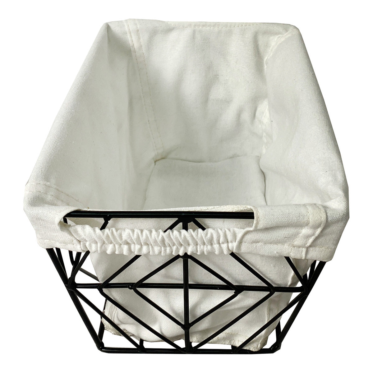 Metal Rectangle Storage Basket - Black, 11.0x7.1x5.5"