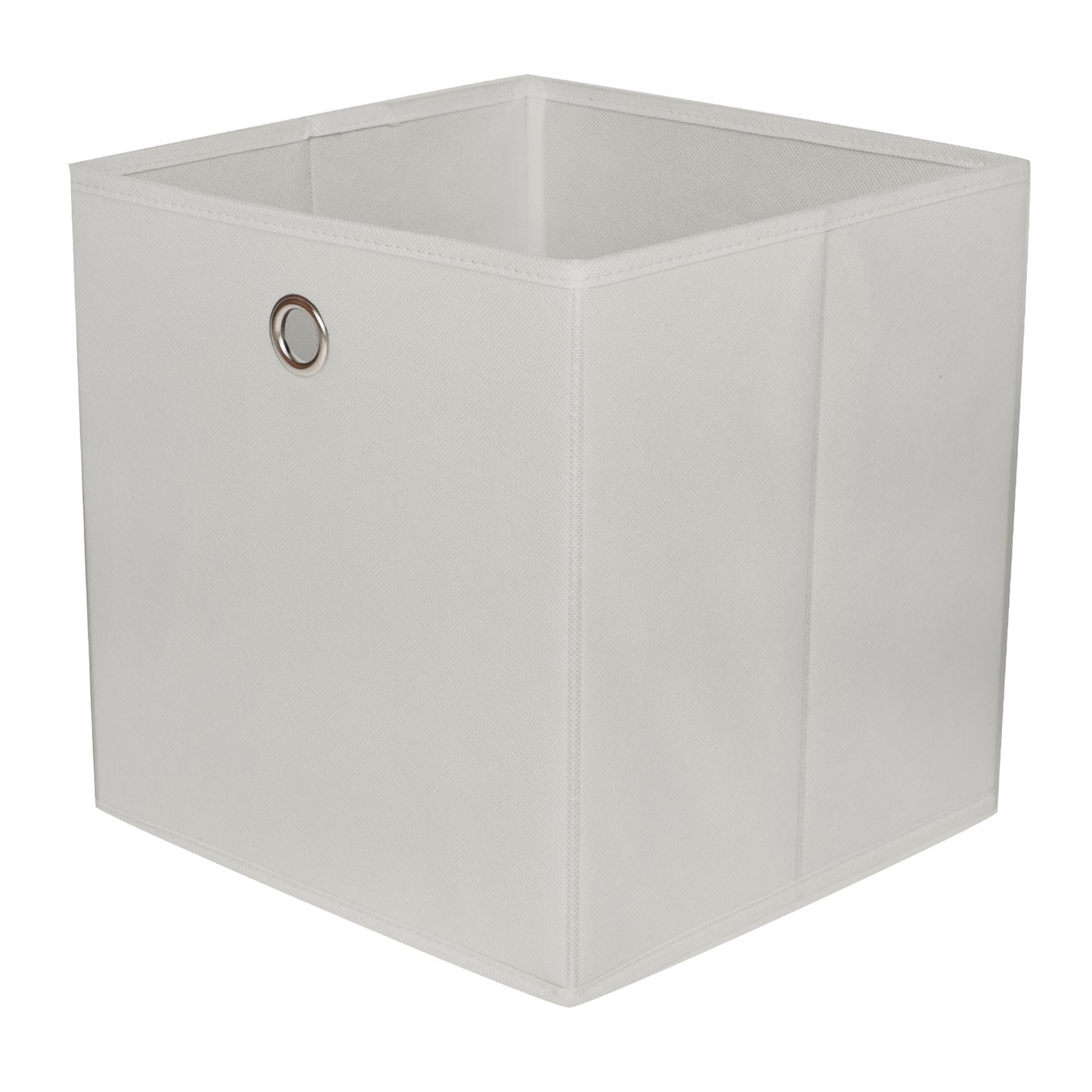 Fabric Storage Basket - Grey, 10.6x10.6x11.0"