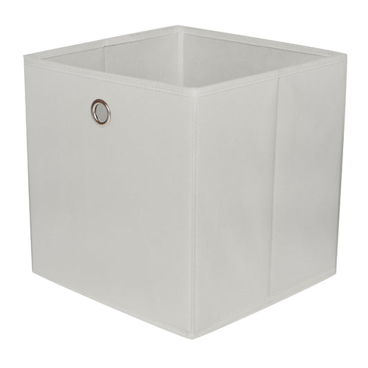 Fabric Storage Basket - Grey, 10.6x10.6x11.0"