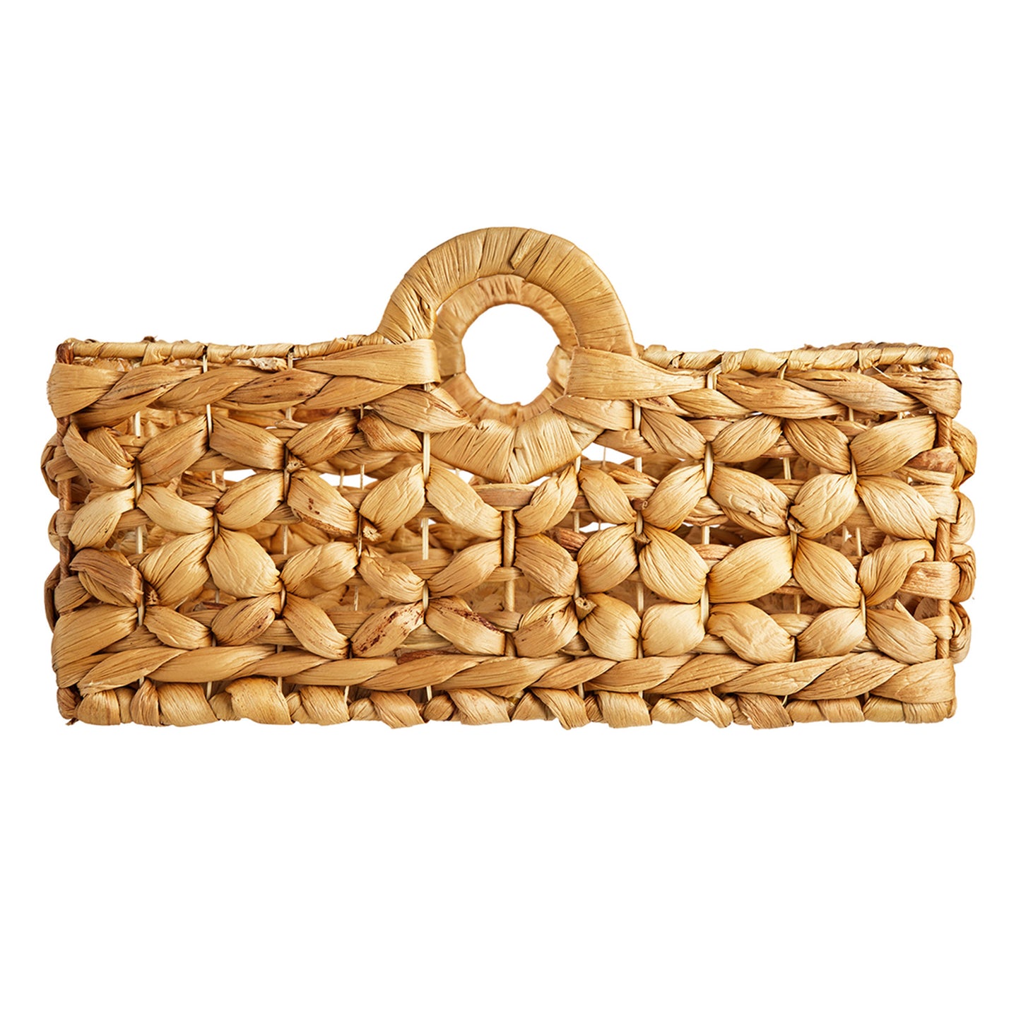 Wicker Rectangle Storage Basket - Neutral, 21.0x15.0x6.5"