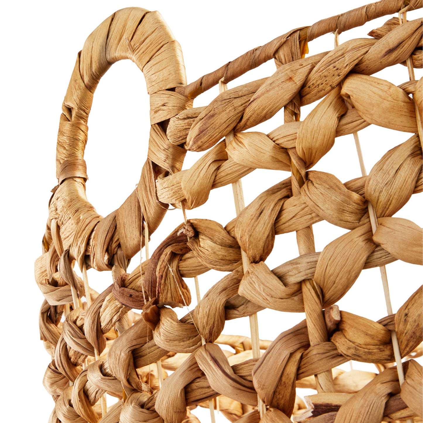 Wicker Round Storage Basket - Neutral, 18.0x18.0x12.0"