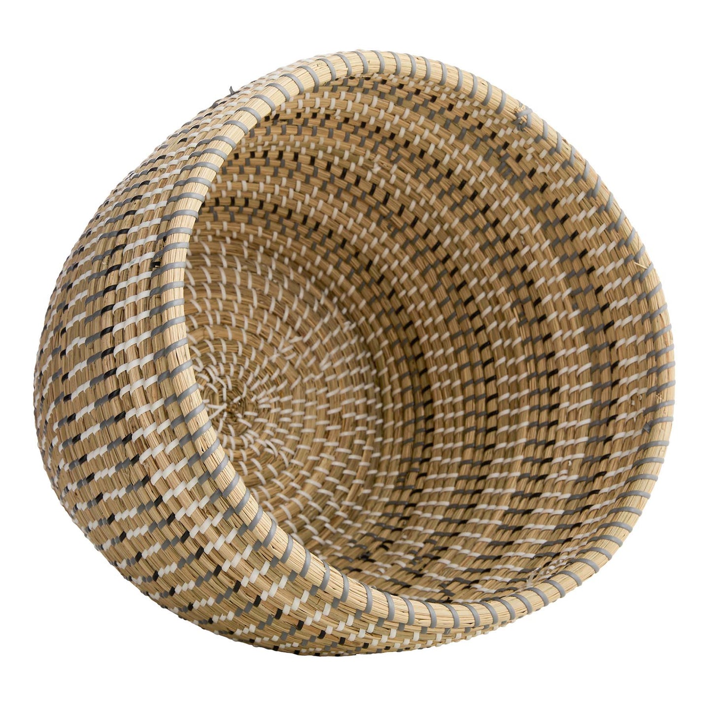 Seagrass Round Storage Basket - Multi, 14.0x14.0x21.4"
