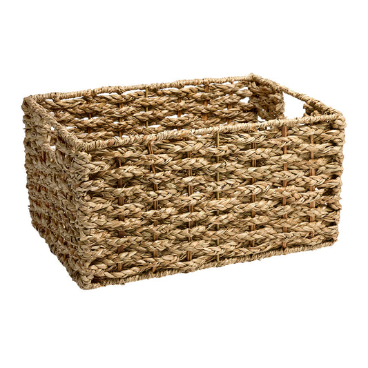 Seagrass Rectangle Storage Basket - Natural, 14.6x10.2x7.5"