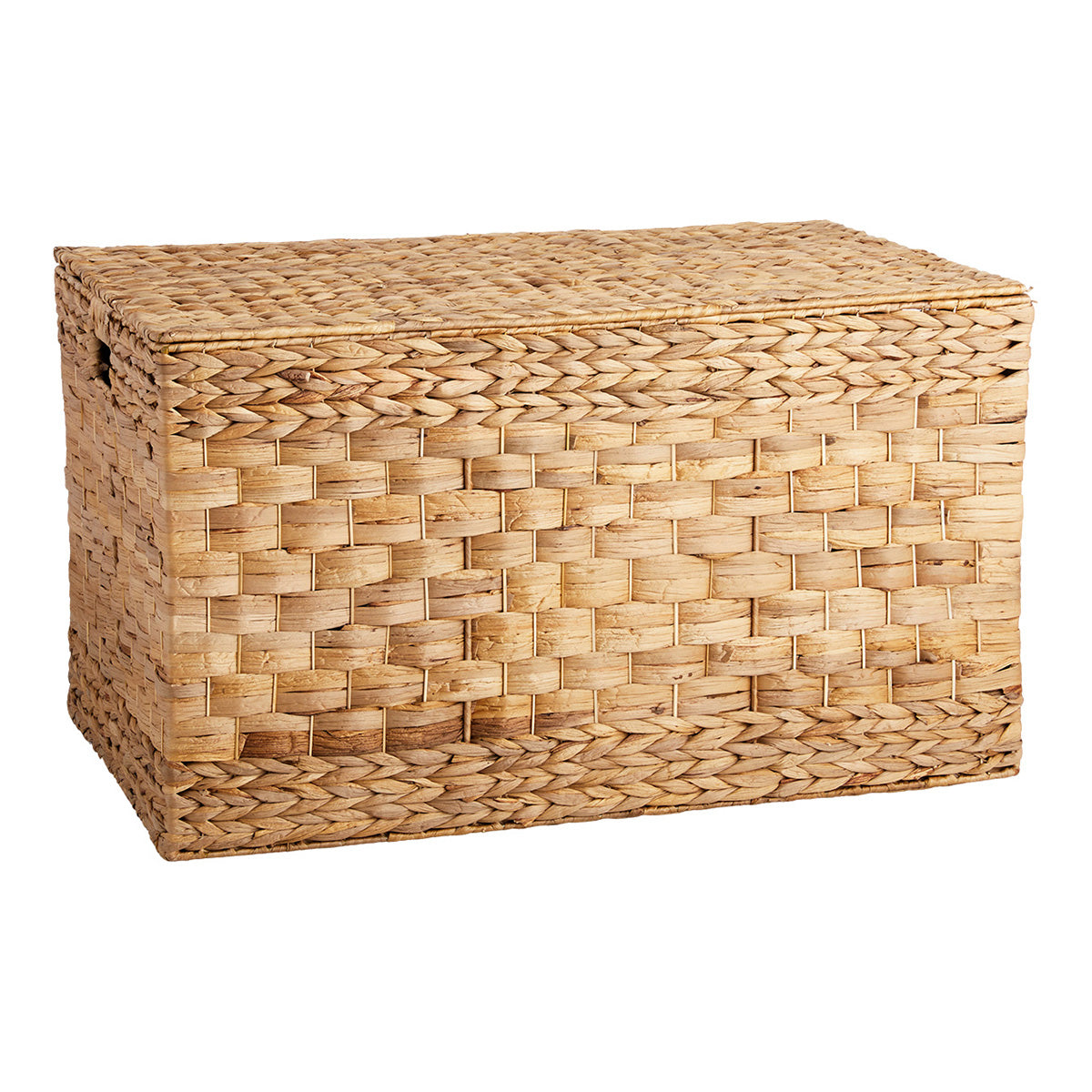 Wicker Rectangle Storage Basket - Natural, 28.0x17.3x16.1"